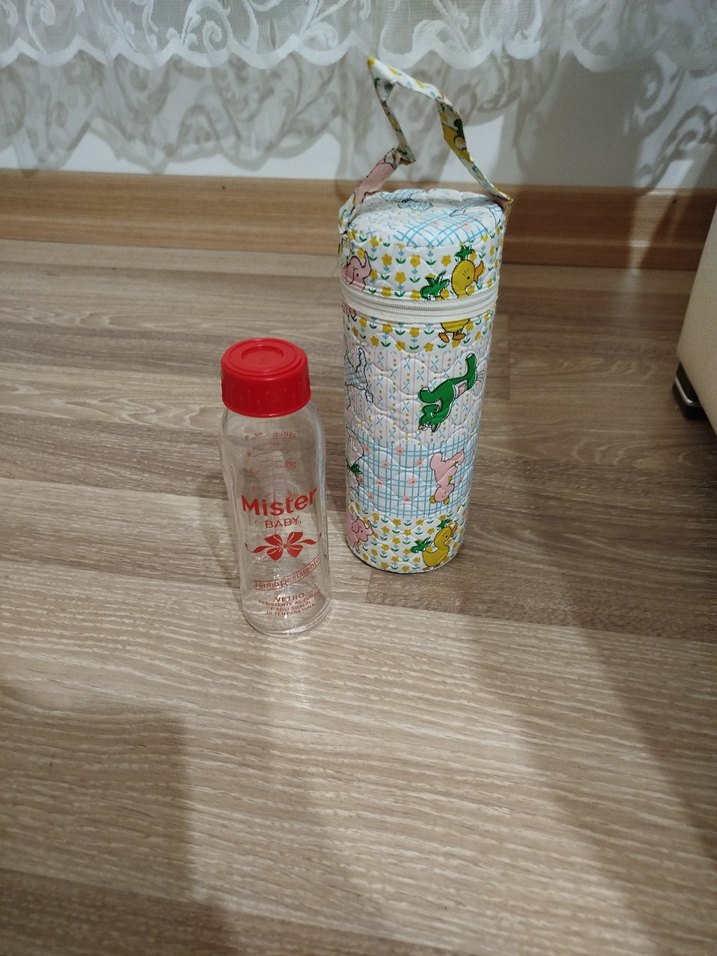 Renkli Desenli Beyaz Çocuk Termosu - Görsel 2