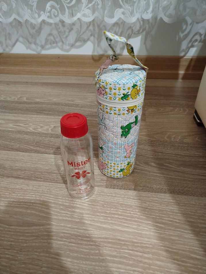 Renkli Desenli Beyaz Çocuk Termosu - Görsel 3