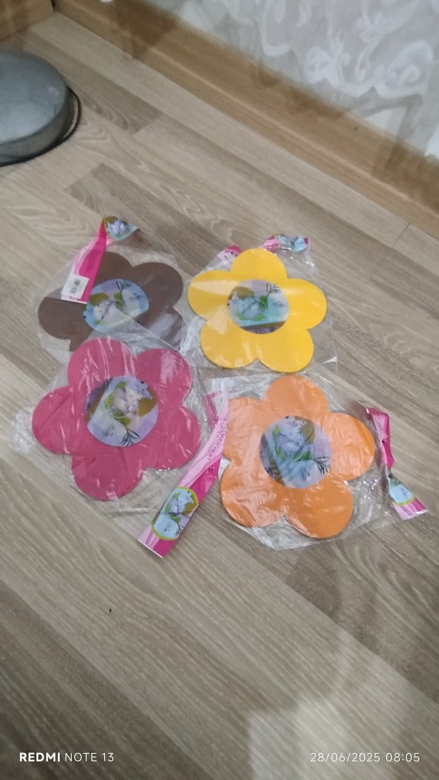 Çiçek Desenli Çok Renkli demlik altı - Görsel 2