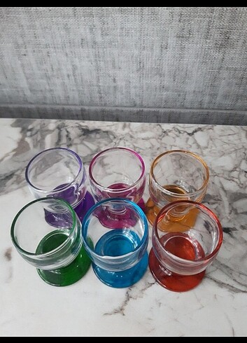 Kahve yanı su bardağı 6lı