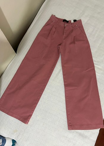 Zara kadın Pileli Geniş Paça  Pantolon - Görsel 6