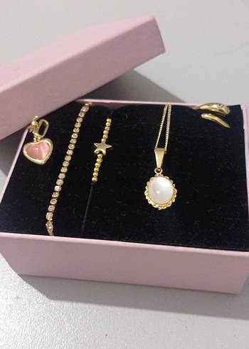 Gold takı seti - Görsel 3