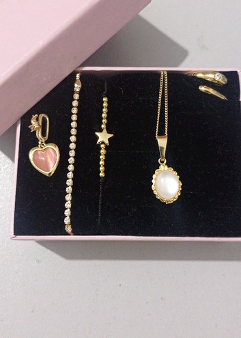 Gold takı seti - Görsel 2