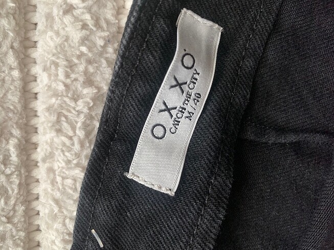 m Beden OXXO Taş Detaylı Jean Mini Etek
