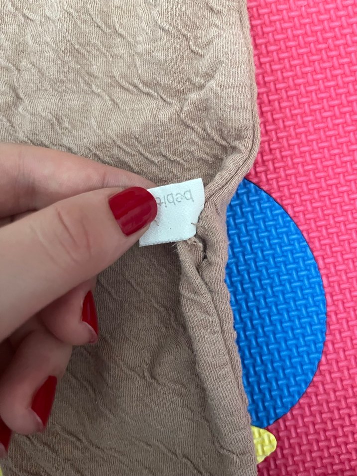 Uzun Kollu Örgü Gri Bebek Tulum - Görsel 2