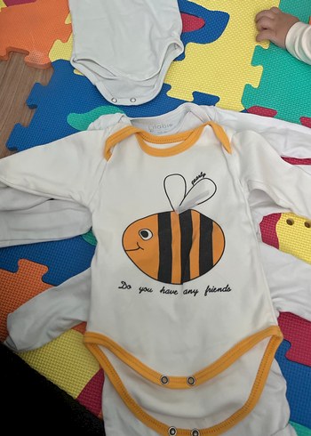 Çıtçıtlı bebek body - Görsel 2