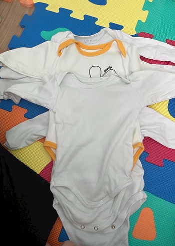 Çıtçıtlı bebek body - Görsel 3