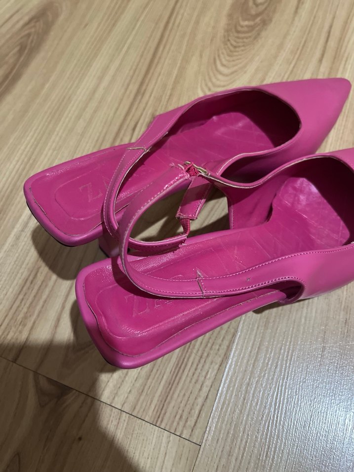 Pembe Stiletto Topuklu Kadın Ayakkabı - Görsel 3