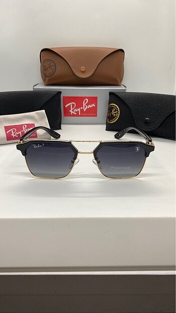 RAY BAN FERRARİ UNİSEX GOLD ÇERÇEVE