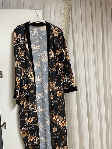 universal Beden siyah Renk Kimono