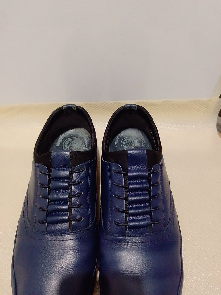 Lacivert Minimalist Erkek Klasik Ayakkabı - Görsel 5