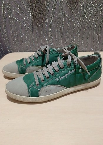 Diğer T Box Yesil Beyaz Sneaker