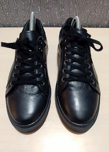 Diğer Siyah Hakiki Deri Sneaker Unisex