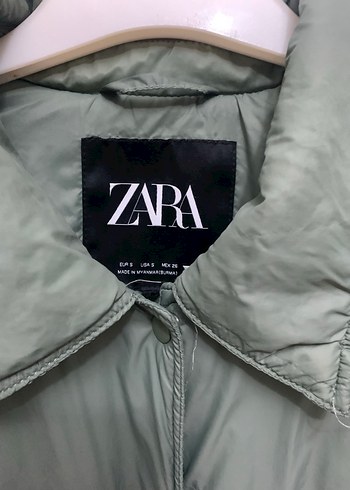 Zara Haki Kadın Midi Ceket - Görsel 2