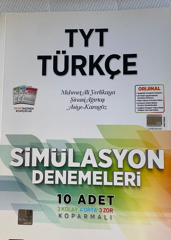 TYT Türkçe Simülasyon Denemeleri 10'lu