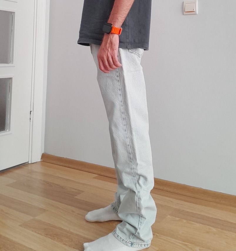 Flaw Wears Buz Mavisi Loose Fit Denim Erkek Jean - Görsel 2