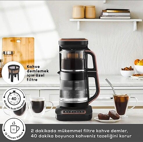 Karaca konuşan çay makinesi