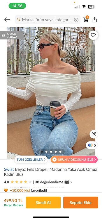 l Beden beyaz Renk Kayık yaka beyaz body L beden