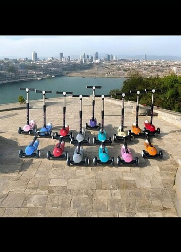 Katlanılabilir 3-8 yaş scooter