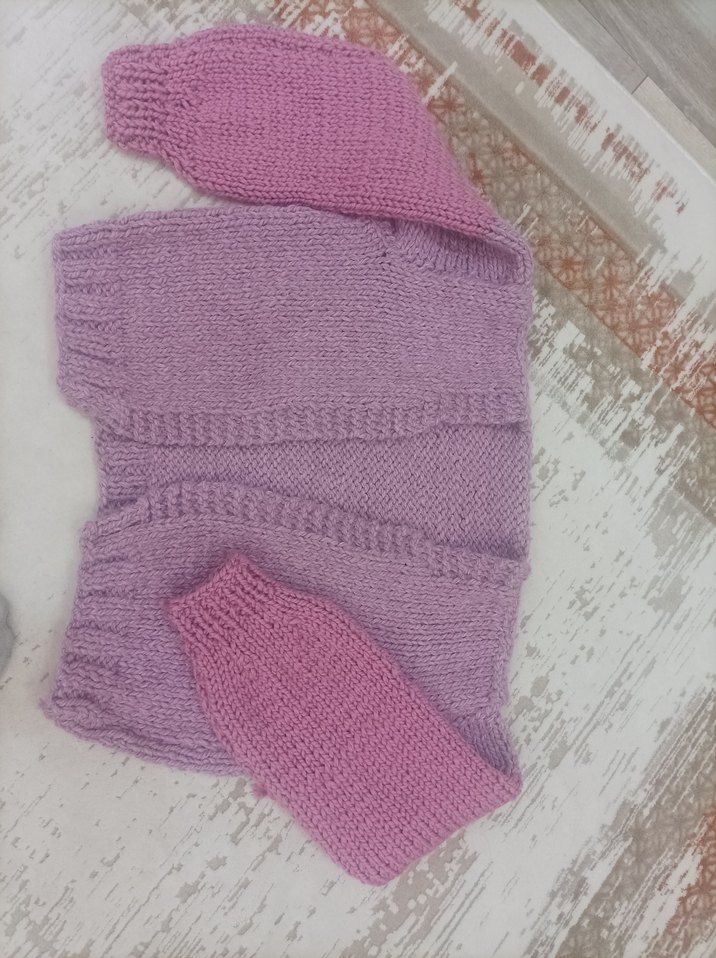 Pembe Triko Hırka - Görsel 2