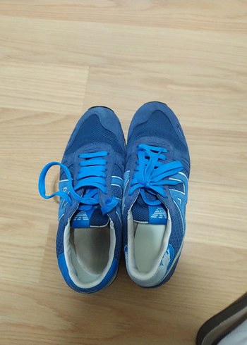 Mavi  erkek Spor Ayakkabı Elastik Bağcıklı küçük kusurlari var - Görsel 8