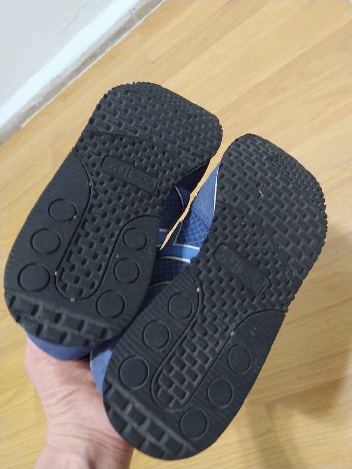 Mavi  erkek Spor Ayakkabı Elastik Bağcıklı küçük kusurlari var - Görsel 5