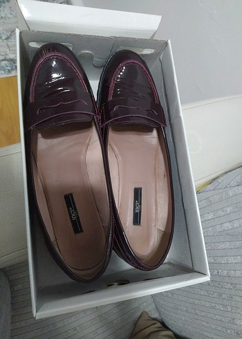 Bordo Kadın Klasik Topuklu Ayakkabı İnci marka 49 numara - Görsel 2