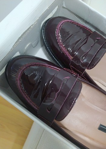 Bordo Kadın Klasik Topuklu Ayakkabı İnci marka 49 numara - Görsel 6