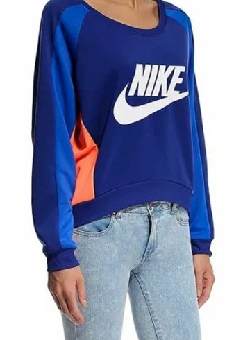Renkli Nike Kadın Sweatshirt orijinal - Görsel 8