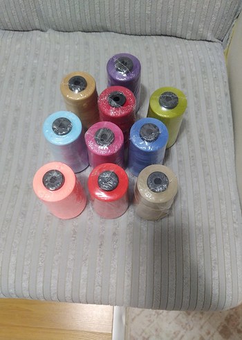 Renkli El İşi İplik Seti kullanılmamış sıfır - Görsel 5