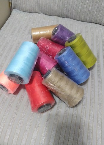 Renkli El İşi İplik Seti kullanılmamış sıfır - Görsel 2