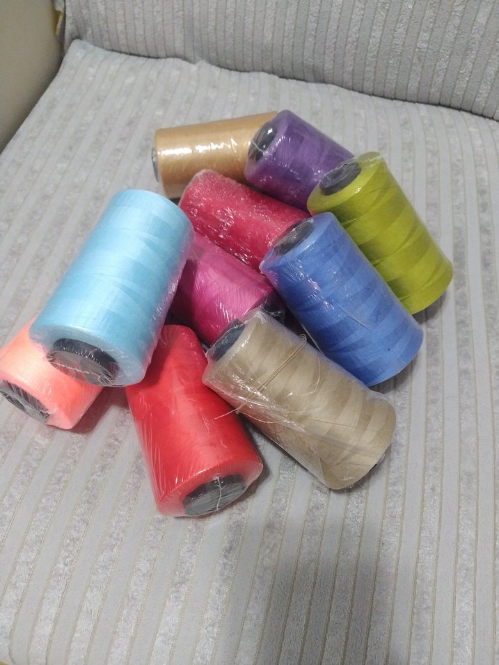 Renkli El İşi İplik Seti kullanılmamış sıfır - Görsel 2