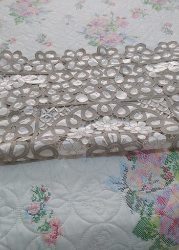 Bohem Tarzı El Yapımı Sedef Masa Örtüsü - Görsel 3