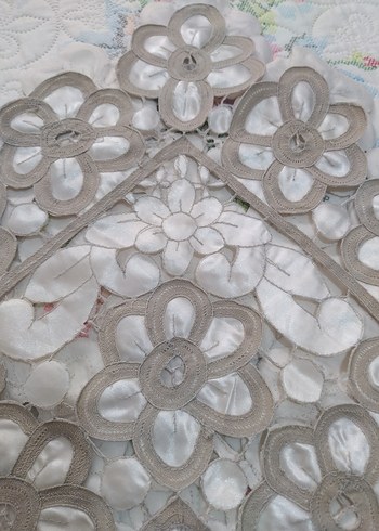 Bohem Tarzı El Yapımı Sedef Masa Örtüsü - Görsel 4