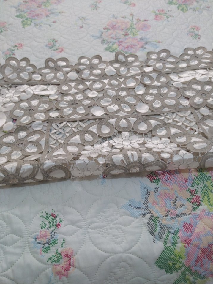 Bohem Tarzı El Yapımı Sedef Masa Örtüsü - Görsel 3