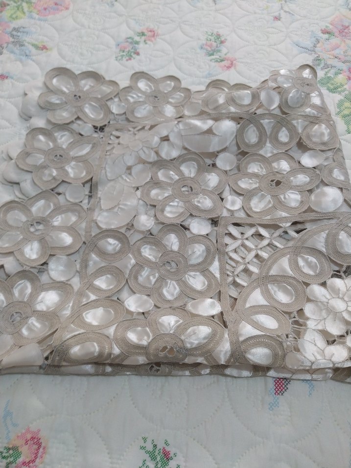 Bohem Tarzı El Yapımı Sedef Masa Örtüsü - Görsel 2