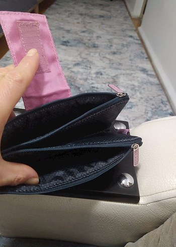 Esprit  kadın Pembe Gotik Desenli Kemerli Cüzdan - Görsel 5