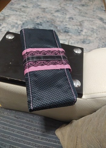 Esprit  kadın Pembe Gotik Desenli Kemerli Cüzdan - Görsel 4