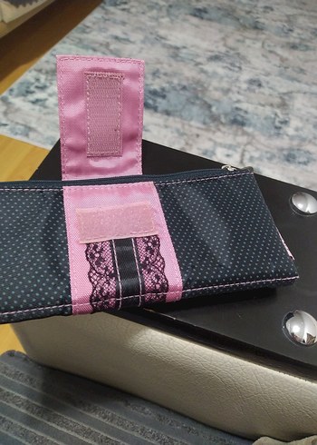 Esprit  kadın Pembe Gotik Desenli Kemerli Cüzdan - Görsel 7