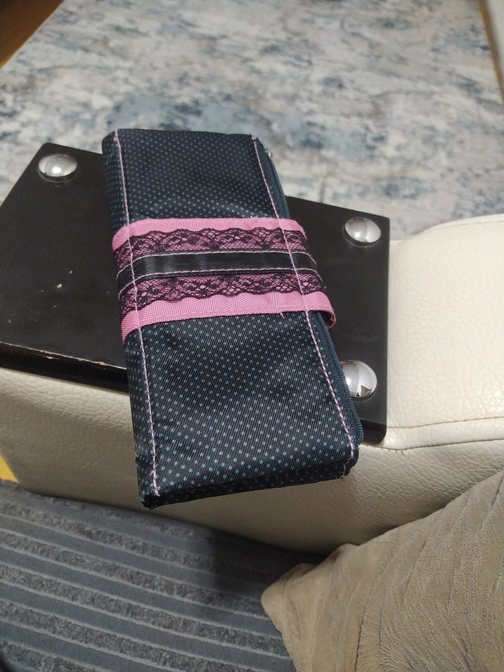 Esprit  kadın Pembe Gotik Desenli Kemerli Cüzdan - Görsel 4