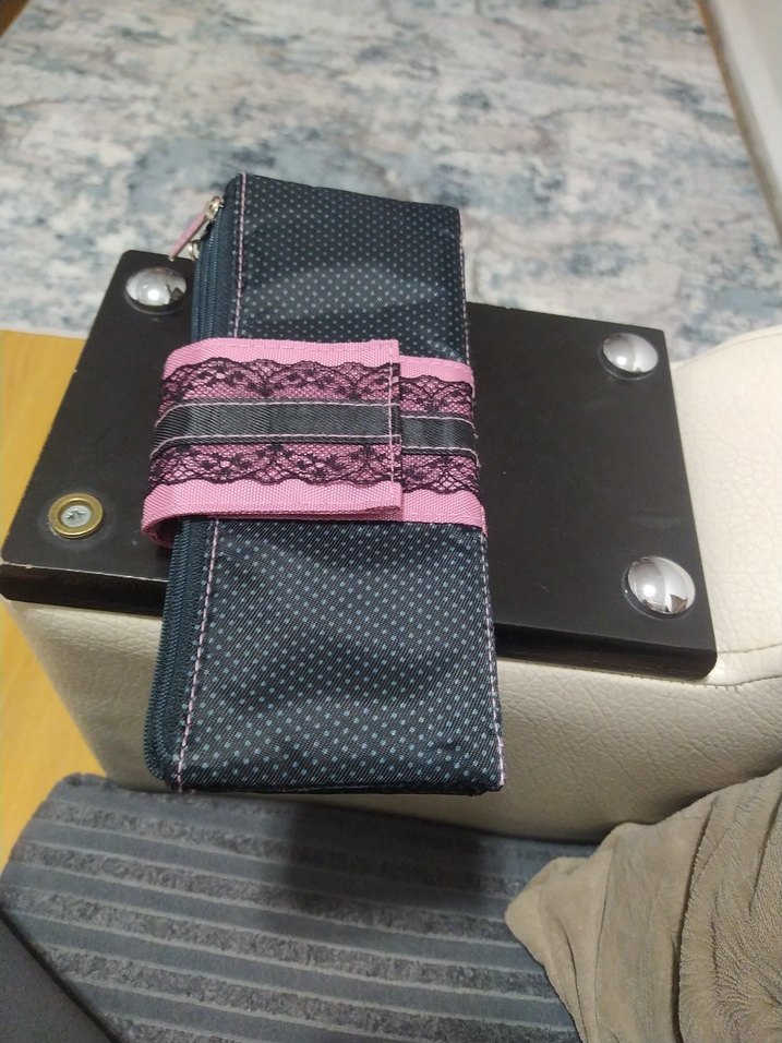 Esprit  kadın Pembe Gotik Desenli Kemerli Cüzdan - Görsel 3