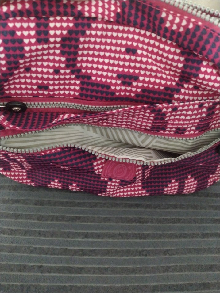 Renkli Desenli Pembe Kadın Çapraz Çanta - Görsel 4