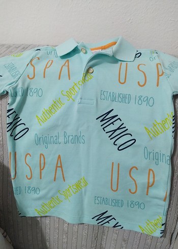 U.S Polo Assn. U.S Polo marka Baskılı Erkek Çocuk Tişört 3-4 yaş 98 -104 cm