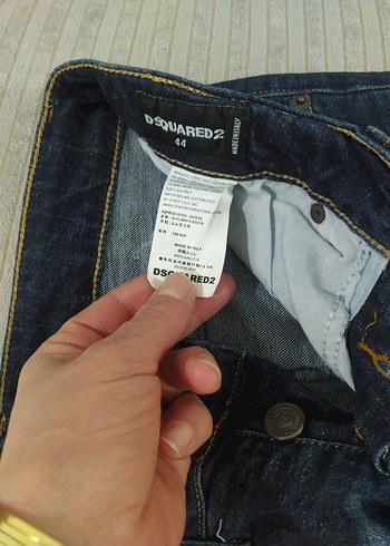 Erkek orjinal DSQUARED2 Kot Pantolon 44 beden - Görsel 3