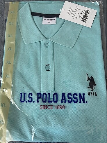 xl Beden turkuaz Renk Us Polo assn erkek tişört
