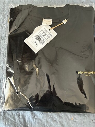 xl Beden siyah Renk Pierre Cardin kadın tişört
