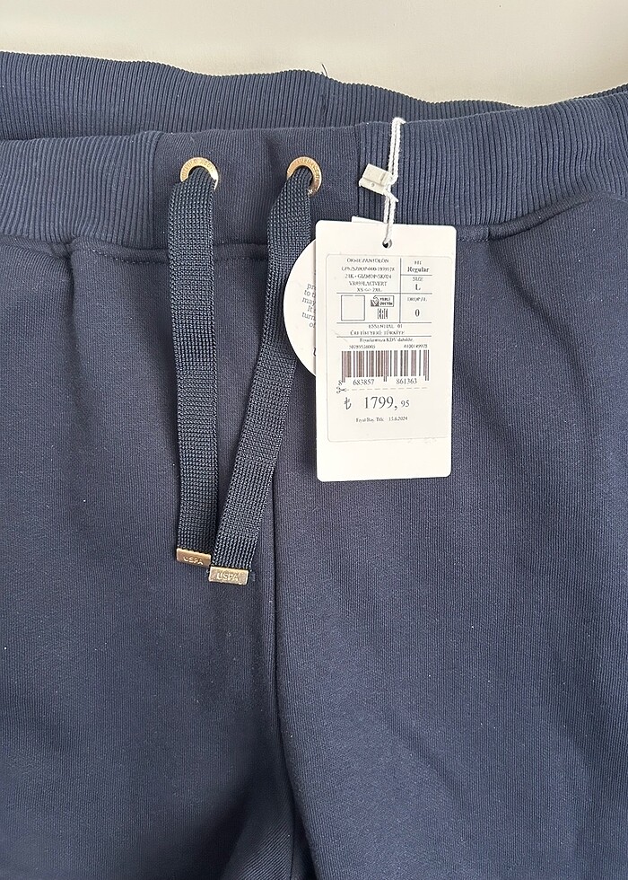 Us Polo assn kadın eşofman altı - Görsel 3