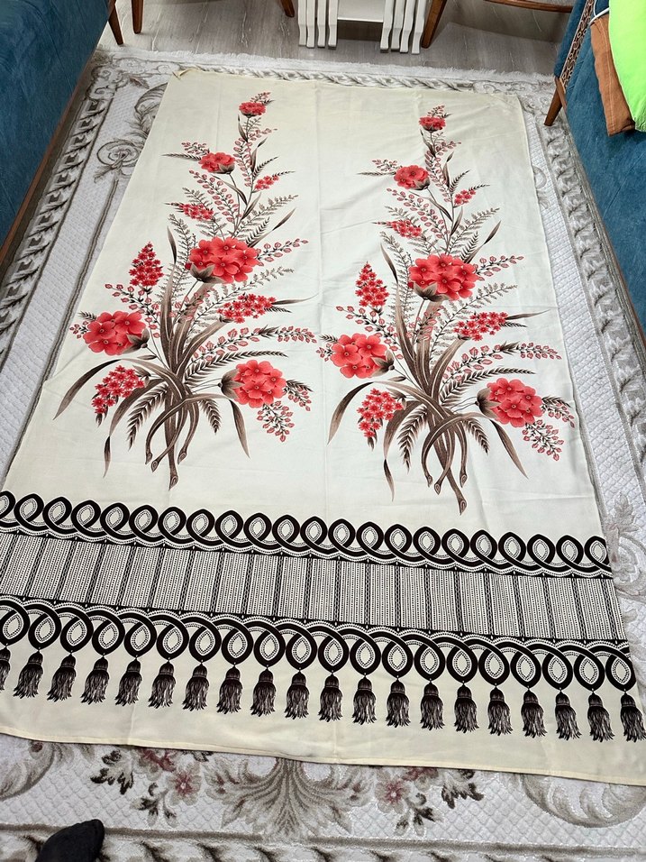 Vintage antika perde - Görsel 2