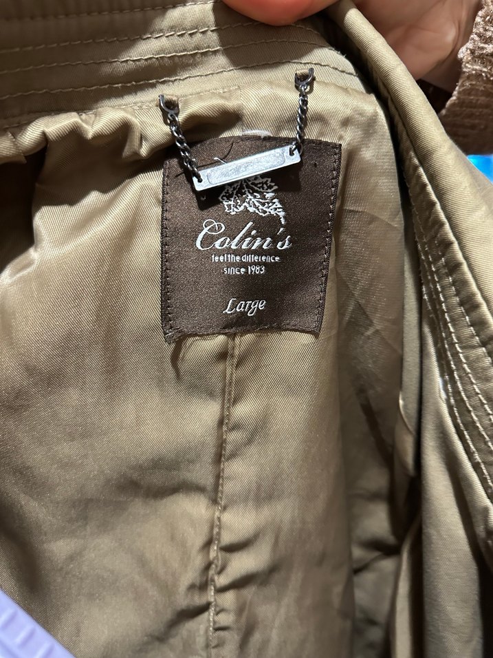 Bej Düğmeli Kadın Trençkot - Görsel 4