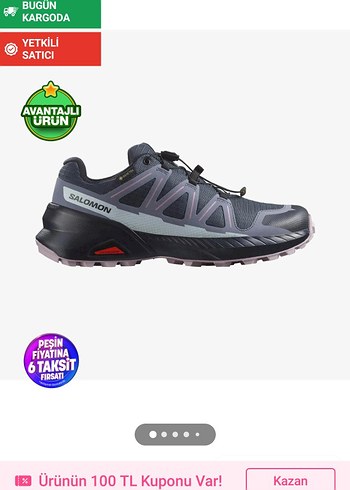 salomon 40 numara spor ayakkabı - Görsel 11